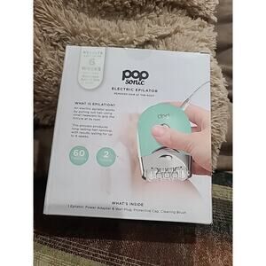 Pop Sonic Epilator MINT Corded Electric 2 Speeds for Legs & Arms